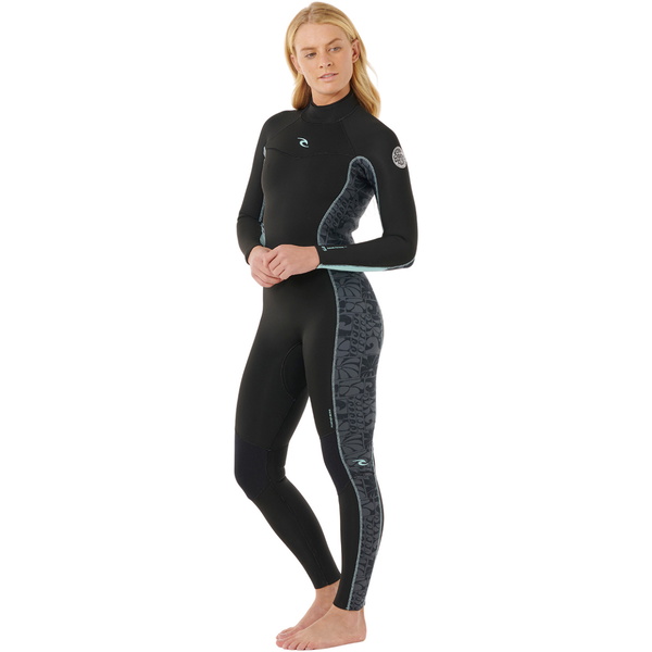 2025 Rip Curl Da Donna Dawn Patrol 3/2mm Back Zip Muta 164WFS - Mint